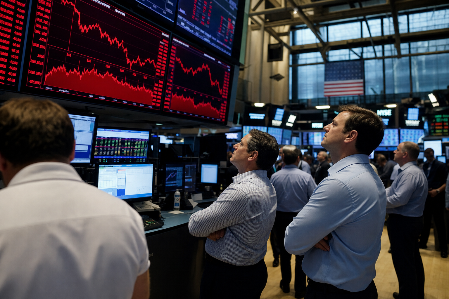AI Selloff Deepens Into Afternoon as Chip Stocks and Alphabet Drag Nasdaq Lower