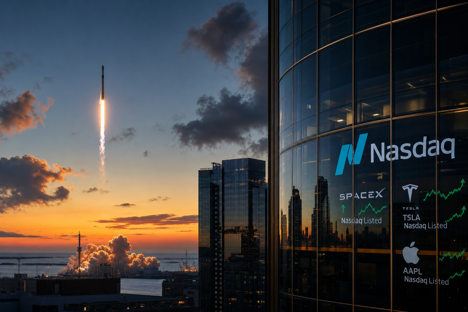 SpaceX Enters the Nasdaq-100: What It Means for Passive Investors