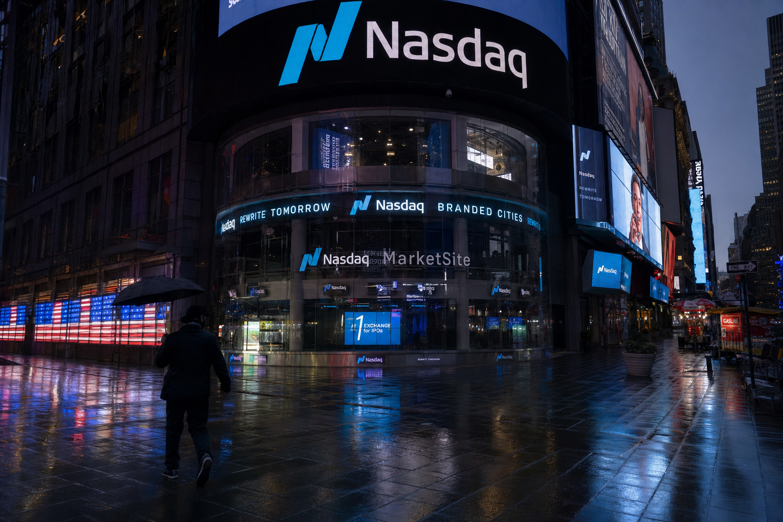 Tech Futures Slide as Alphabet Loses Nobel Scientist and Fed Hike Bets Mount